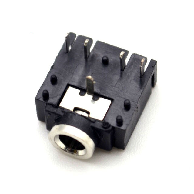 3F07 Socket 5P 3.5 Frequency Audio Jack Connector Dual Track