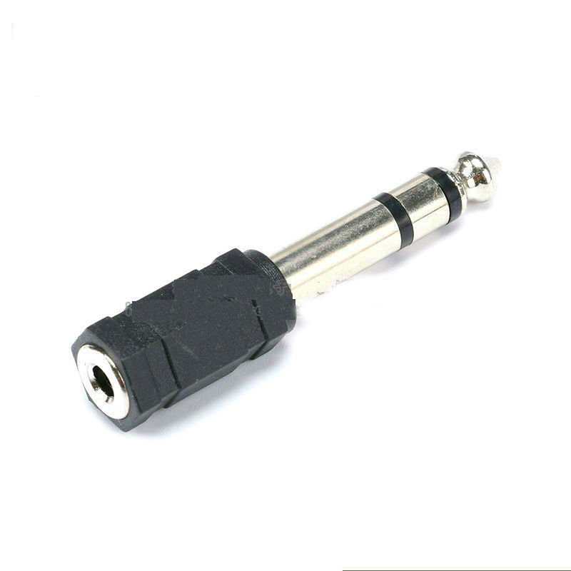 Audio Plug Microphone Adapter 6.35mm Dual Track lot(10 pcs)