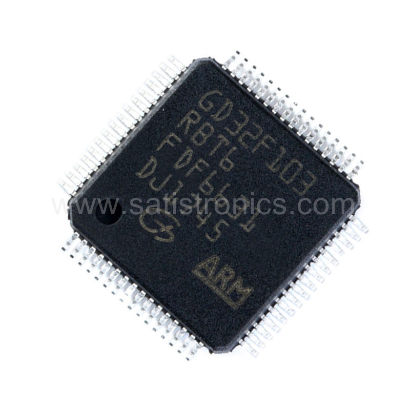 Chip GD32F103RBT6 32-Bit Microcontroller LQFP-64 