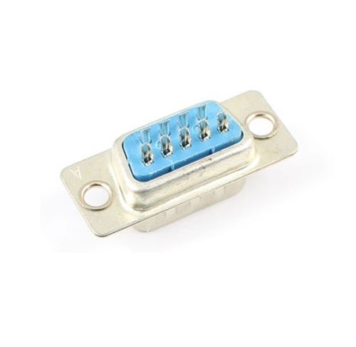 DB9 Plug Socket Dual Track Male/Female Head Welding Plate 9 Core Serial Port lot(10 pcs)