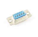 DB9 Plug Socket Dual Track Male/Female Head Welding Plate 9 Core Serial Port lot(10 pcs)