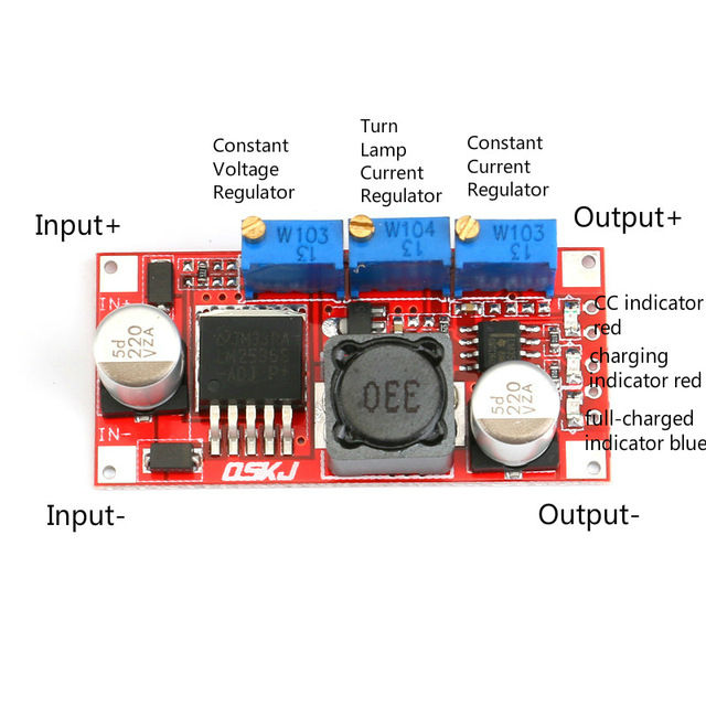 LM2596 DC-DC Step Down Power Supply Module / LED Driver Battery Charger Adjustable LM2596S Constant Current Voltage