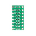 SMD SMT Turn To DIP 0805 0603 0402 Capacitor Resistor LED Pin Board FR4 PCB Board 2.54mm Pitch lot(10 pcs)