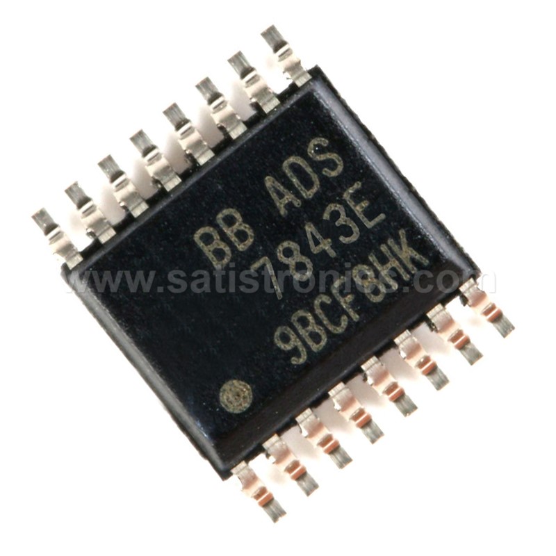 TI ADS7843EG4 12-Bit Analog-to-Digital Converter Serial Port SSOP-16