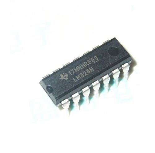 TI LM324N Chip DIP-14 Low Power Quad Op-Amp IC  lot(10 pcs)