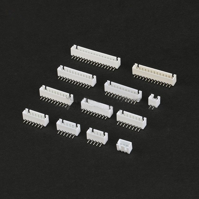 XH2.54 Male Curved Pin Header 2P-16P Connector Plug Male Spacing 2.54mm Right Angle lot(20 pcs)