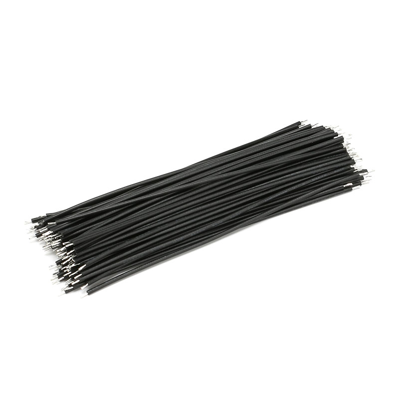 Tin-Plated Breadboard Jumper Cable Wire 24AWG For Arduino 6 Colors Flexible Two Ends PVC Wire Electronic lot(100 pcs)