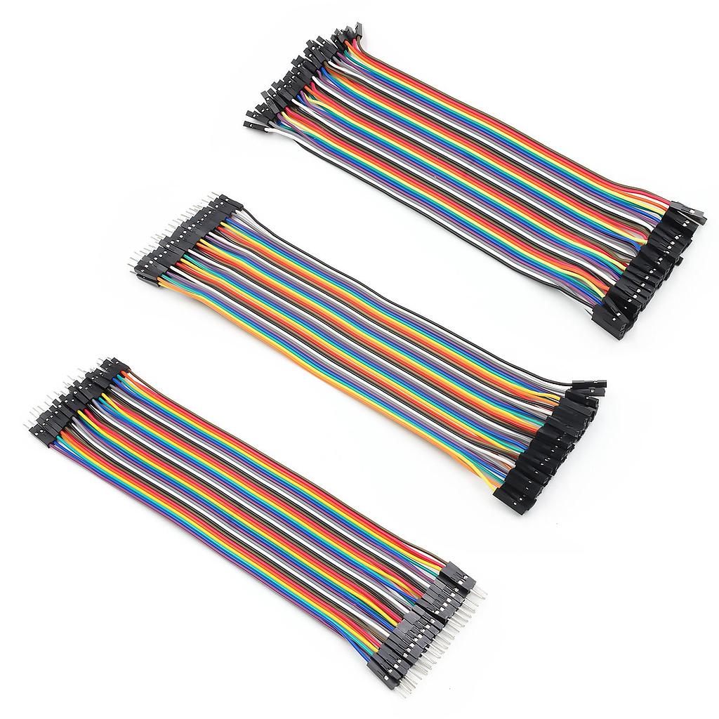 Dupont Line 40P Male to Male + Male to Female and Female to Female Dupont cable for Arduino