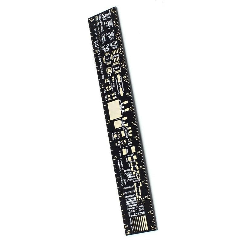 Duinopeak PCB Ruler v2 - 6" for Electronic Engineers/Geeks/Makers/Arduino