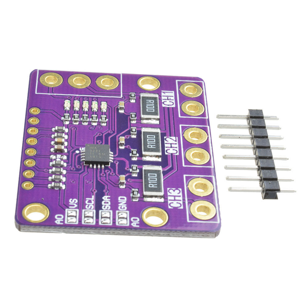 INA3221 3 Channel Shunt Current Voltage Monitor Sensor Replace INA219 Module