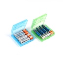 Durable Battery Storage Box Hard Plastic Battery Case Holder For 4x AA 4xAAA lot(10 pcs)