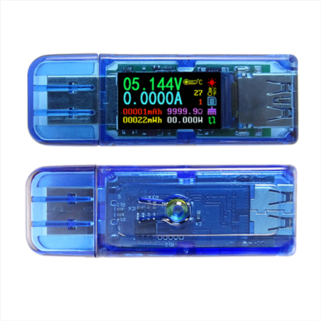 AT34 UM34/UM34C UM24/UM24C UM25/UM25C LCD Display USB Voltage Tester