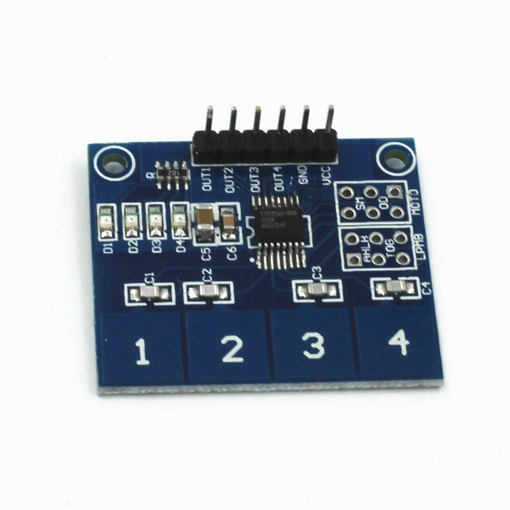 TTP224 4-Channel Touch Switch Module Button Arduino