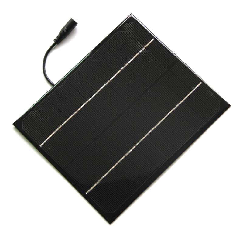 6W 12V Monocrystalline Epoxy Solar Panel Cell Battery Charger