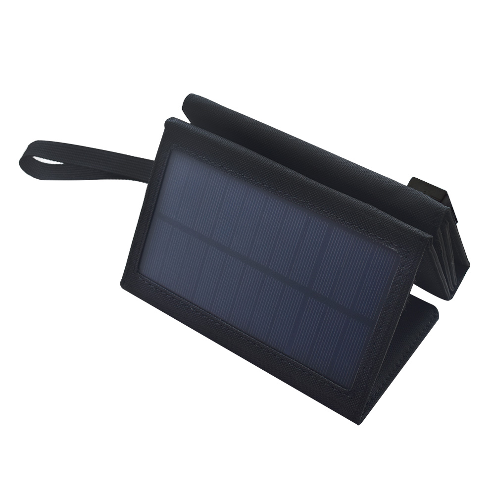 10W 5.5V Monocrystalline Folding Solar Panel Cell Battery Charger with USB