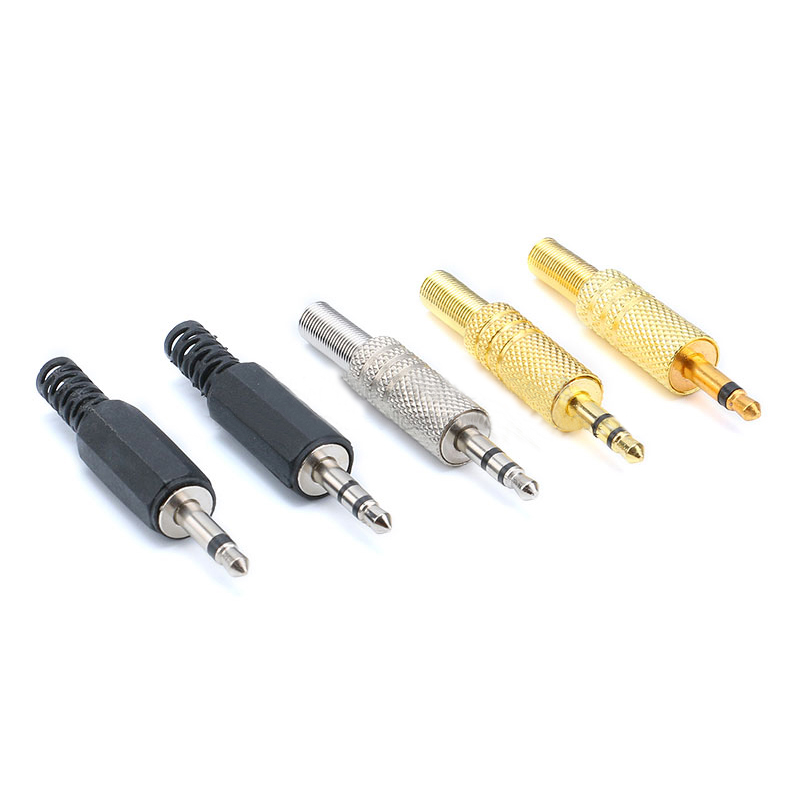 3.5 Stereo Audio Plug Single/Dual Track Gold-plated | Satistronics