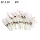 3V-9.1V 1W Voltage Regulator Diode Diodes Assortment Kits 60pcs 12 Values 