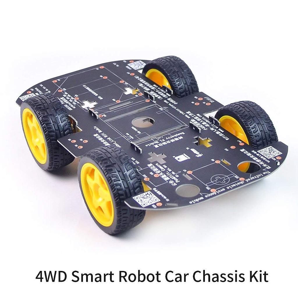 4WD Robot Chassis Kit with 4 TT Motor for Arduino/Raspberry Pi ...