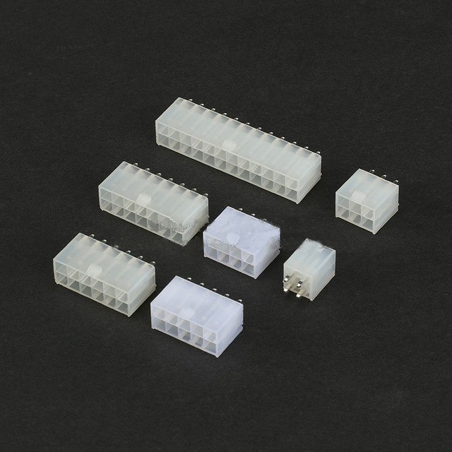 5557 Straight Pins 4.2mm Double Row Female Socket Plug 1P 2P 3P 4P 5P ...