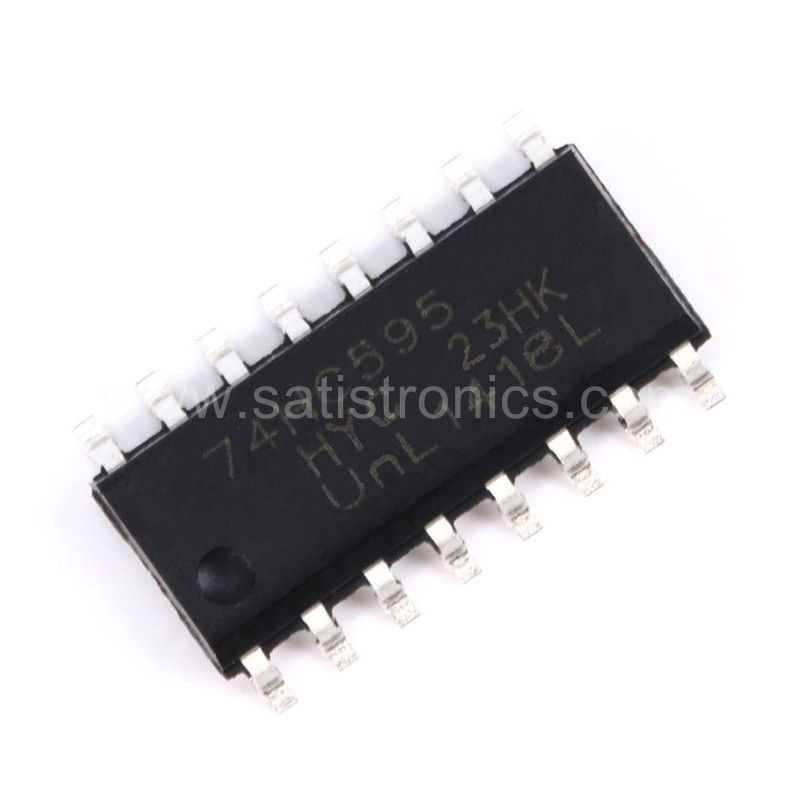 74HC595D (8-bit serial-in, serial or parallel-out shift register with