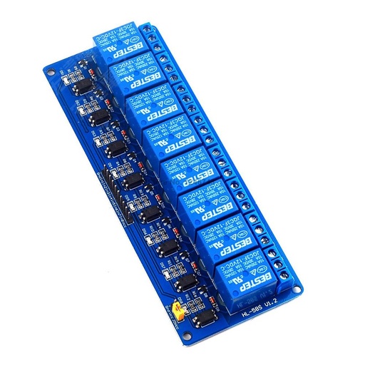 8 Channel Relay Module 5V 12V PLC Control Panel Low Level Trigger for Arduino