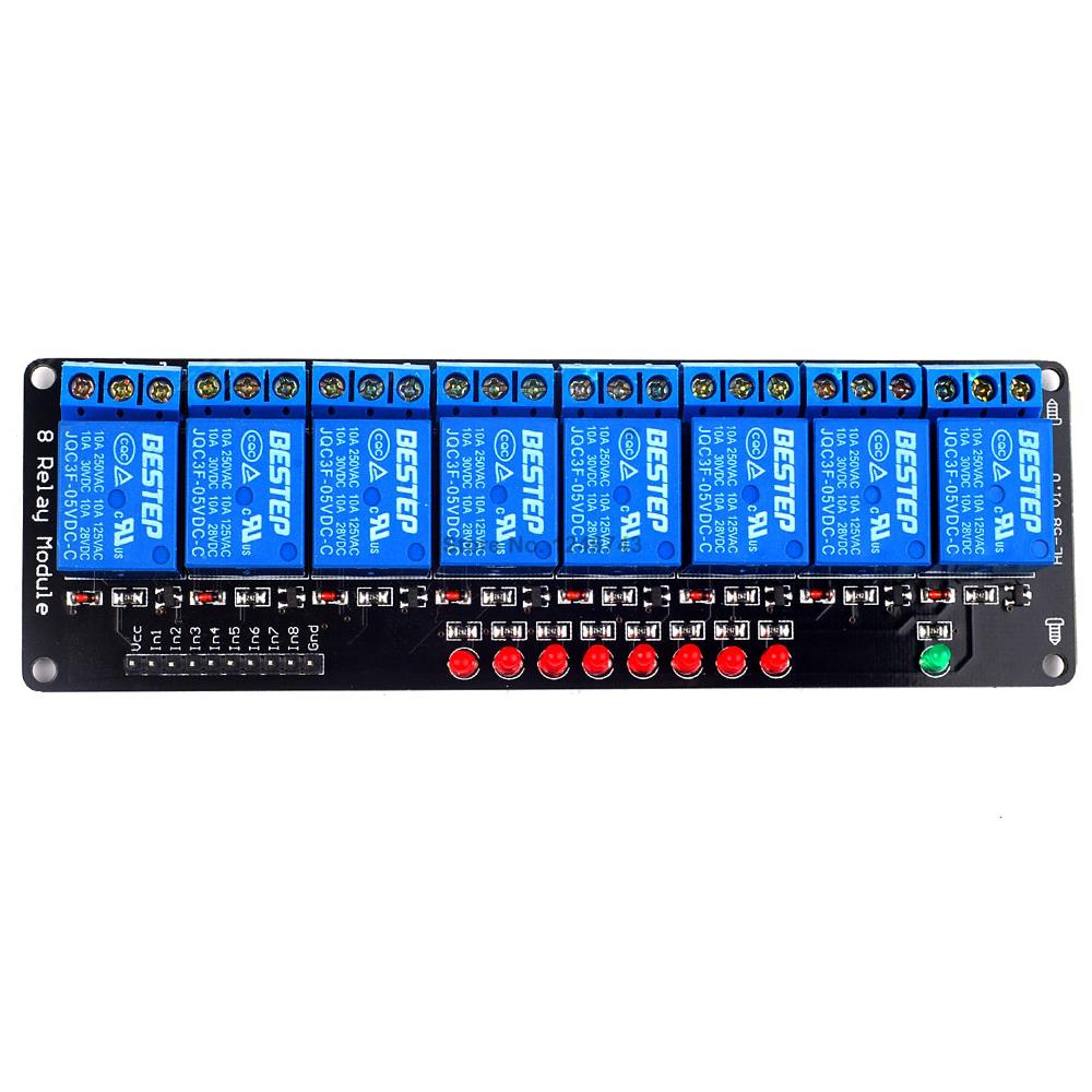 Module 8 Relais 5V Pour Arduino - Compatible AVR PIC ARM DSP, Neuf, Marque Satkit