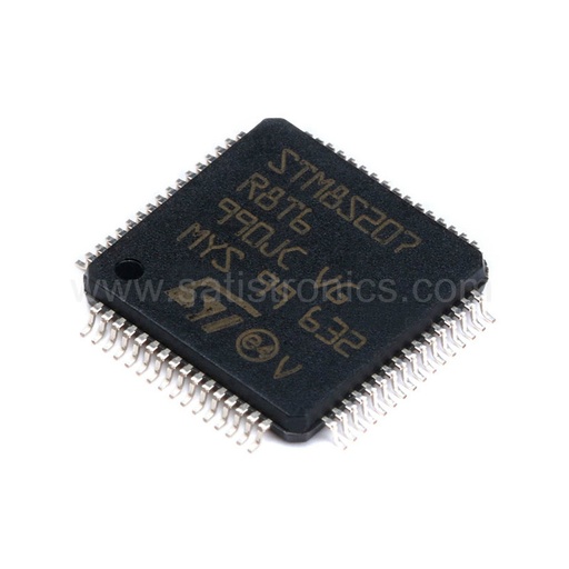 AT Chip STM8S207R8T6 LQFP64 Microcontroller up to 128 KB Flash