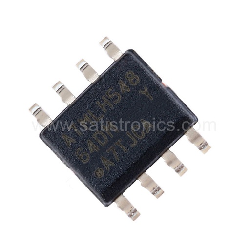 ATMEL Chip AT24C64D-SSHM-T SOIC-8 EEPROM Memory