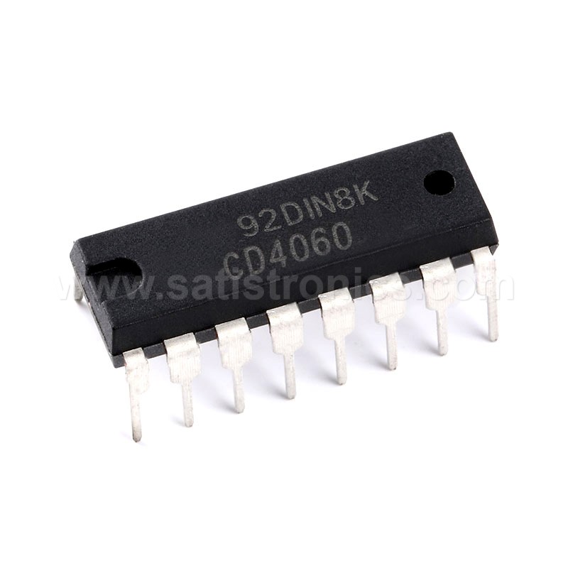Ic Digitale Dip16 Circuito Integrato CD4060BE, Contatore Binario, DIP-16 – Confezione Da 10 Pezzi Cd4060 Pinout