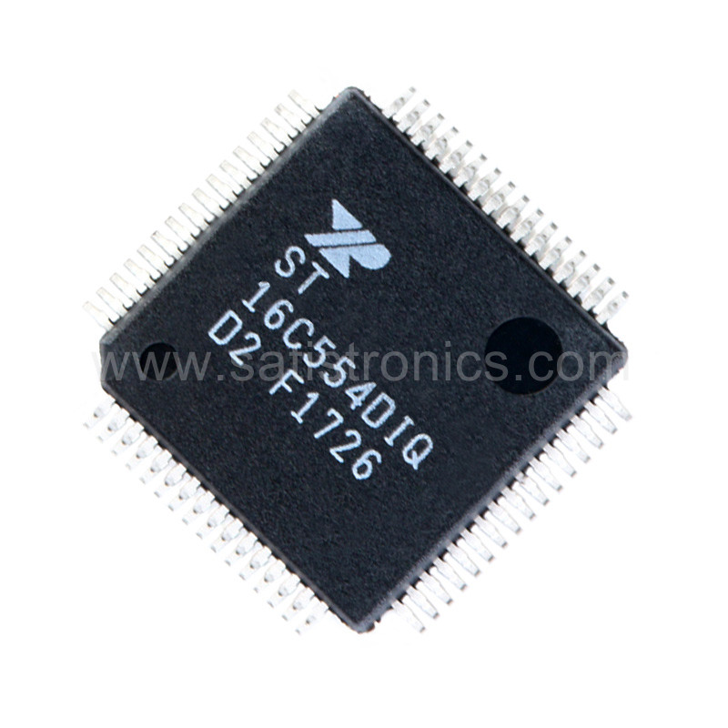 Chip ST16C554DIQ64-F Microcontroller UART Interface 4 channel 1.5 Mbps ...