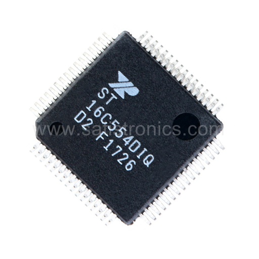 Chip ST16C554DIQ64-F Microcontroller UART Interface 4 channel 1.5 Mbps