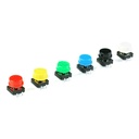 Circular Push-button Cap Apply to Square Head Microswitch lot(100 pcs)