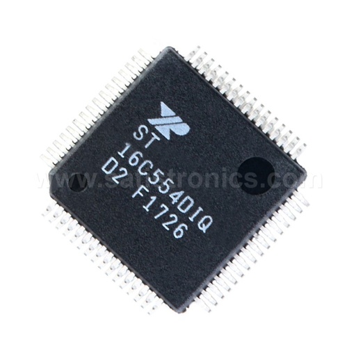 EXAR ST16C554DIQ64-F Quad Uart 1.5Mbit/S 5.5 V 64-Pin