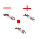 Focusable 650nm 5mW 3-5V Dot/Line/Cross Red Laser Module Diode w/ Driver Plastic Lens