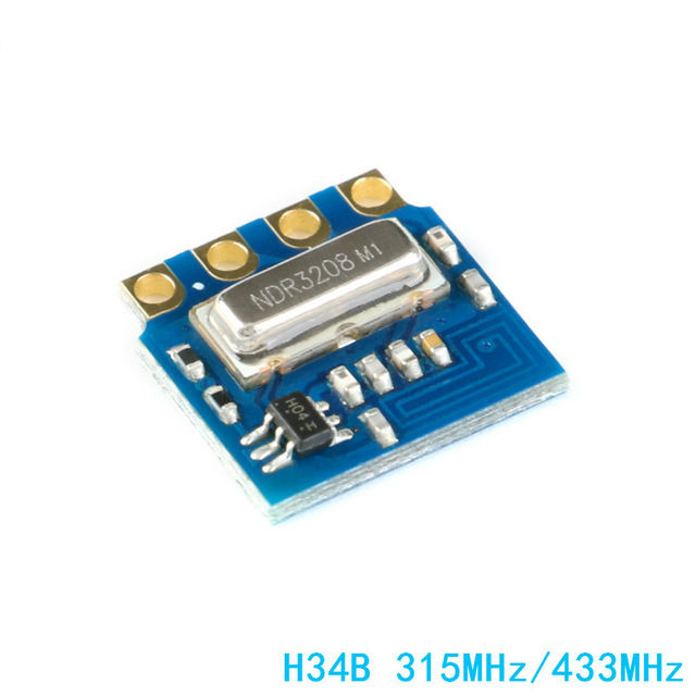 5 Moduli Trasmettitori Wireless MINI 433MHz H34S-433 &ndash; 2.6-12V, Nuovi
