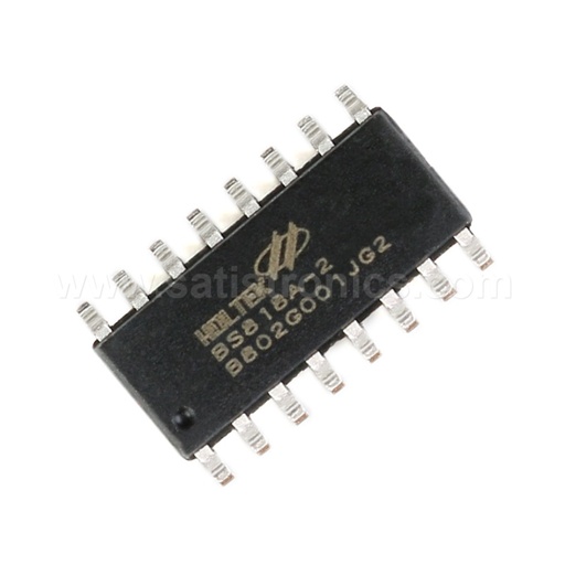 HOLTEK BS818A-2 NSOP-16 8 Key Touch Chip