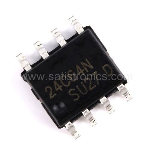 IC Chip AT24C64 SOIC-8 2.7-5.5V 64K EEPROM Memory
