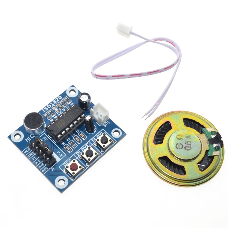 ISD1820 Voice Recording Module With Mic Sound Audio Loudspeaker ...