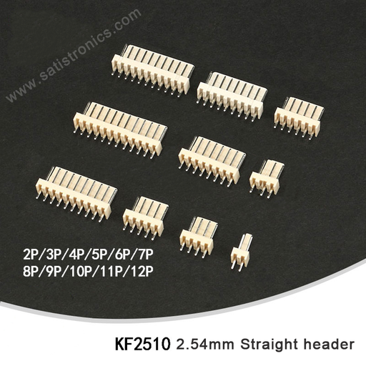 KF2510 2.54mm Straight Header 2-12 Pin Molex KK Style lot(10 pcs)