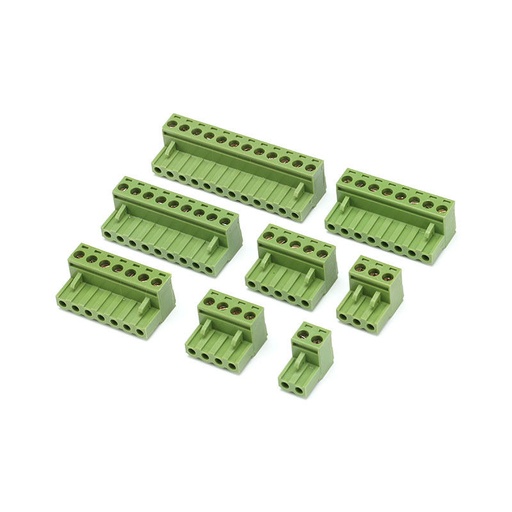 KF2EDGK Pitch Connector Pluggable Screw Through Hole Terminal Block 5.08mm 2P 3P 4P 5P 6P 7P 8P 9P 10P 12P lot(10 pcs)