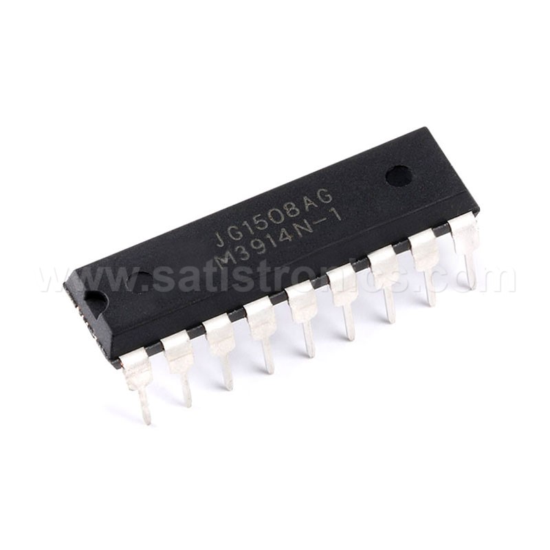 Driver LED LM3914N-1 A 18 Pin - 10 Pezzi Per Luci Auto, Indicatori, Display