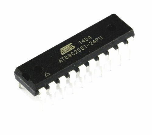 Microchip Chip AT89C2051-24PU Microcontroller IC ATMEL DIP-20