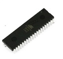 Microchip Chip AT89S51-24PU Microcontroller Atmel 89S51 40-Pin DIP-40 Mpu