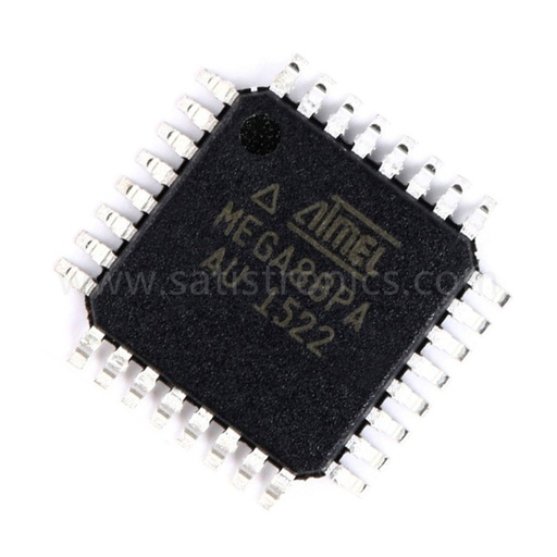 Microchip Chip ATMEGA88PA-AU TQFP32 8Bit Mikroconroller 20 MHz 8KB 5.5V 