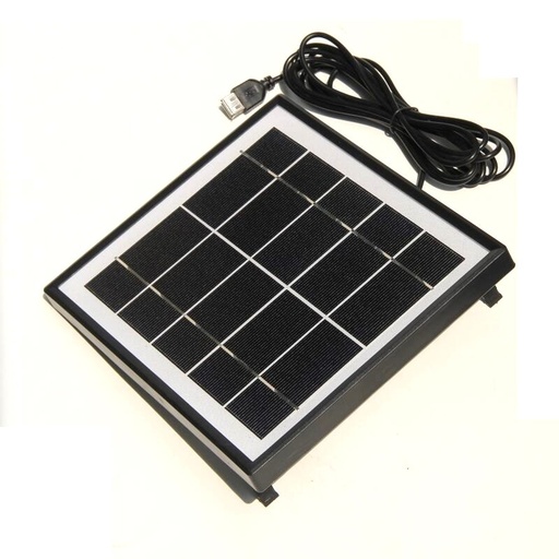 5.5W 5V Monocrystalline Solar Panel with 3M Wire Battery Charger 