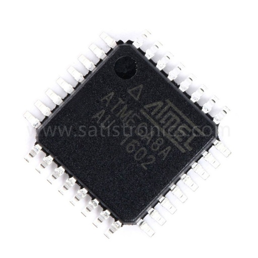Microchip Chip ATMEGA8A-AU TQFP-32 Microcontroller 8Bit AVR 