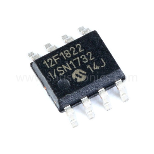 Microchip Chip PIC12F1822-I/SN 8Bit Microcontroller 32MHz 3.5KB Flash SOIC8