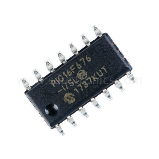Microchip Chip PIC16F676-I/SL SOIC-14 Microcontroller 8Bit