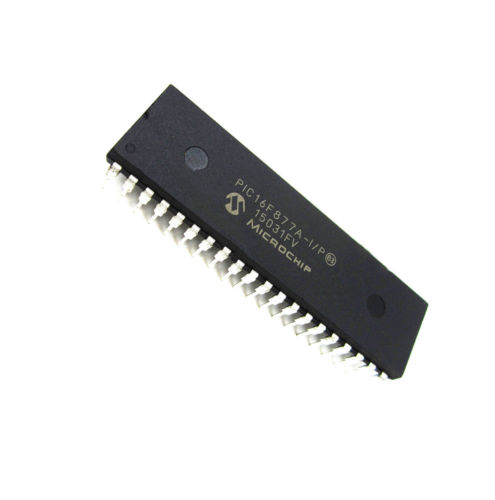 Microchip Chip PIC16F877A-I/P DIP-40 Microchontroller MC 40-pin Enhanced Flash 
