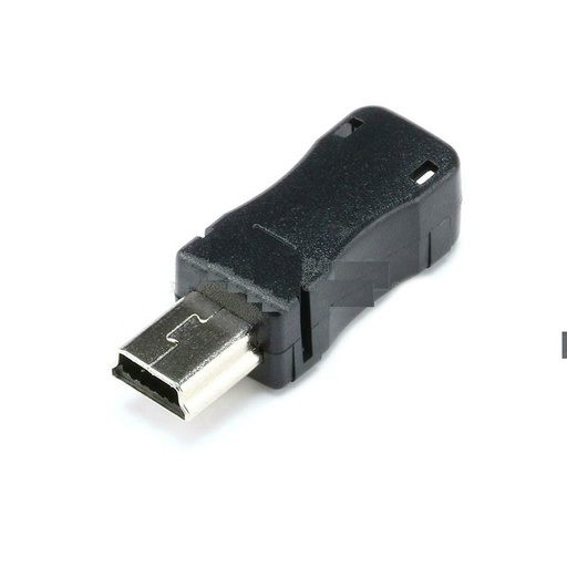 Mini USB Male Head 5P Connector with Shell Width 9mm